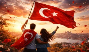 Bayrak Sevgisi ile ilgili Kompozisyon