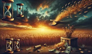 Har Vurup Harman Savurmak Konulu Kompozisyon Örneği