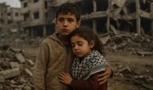 Filistinli Çocuklar Konulu Kompozisyon Örneği