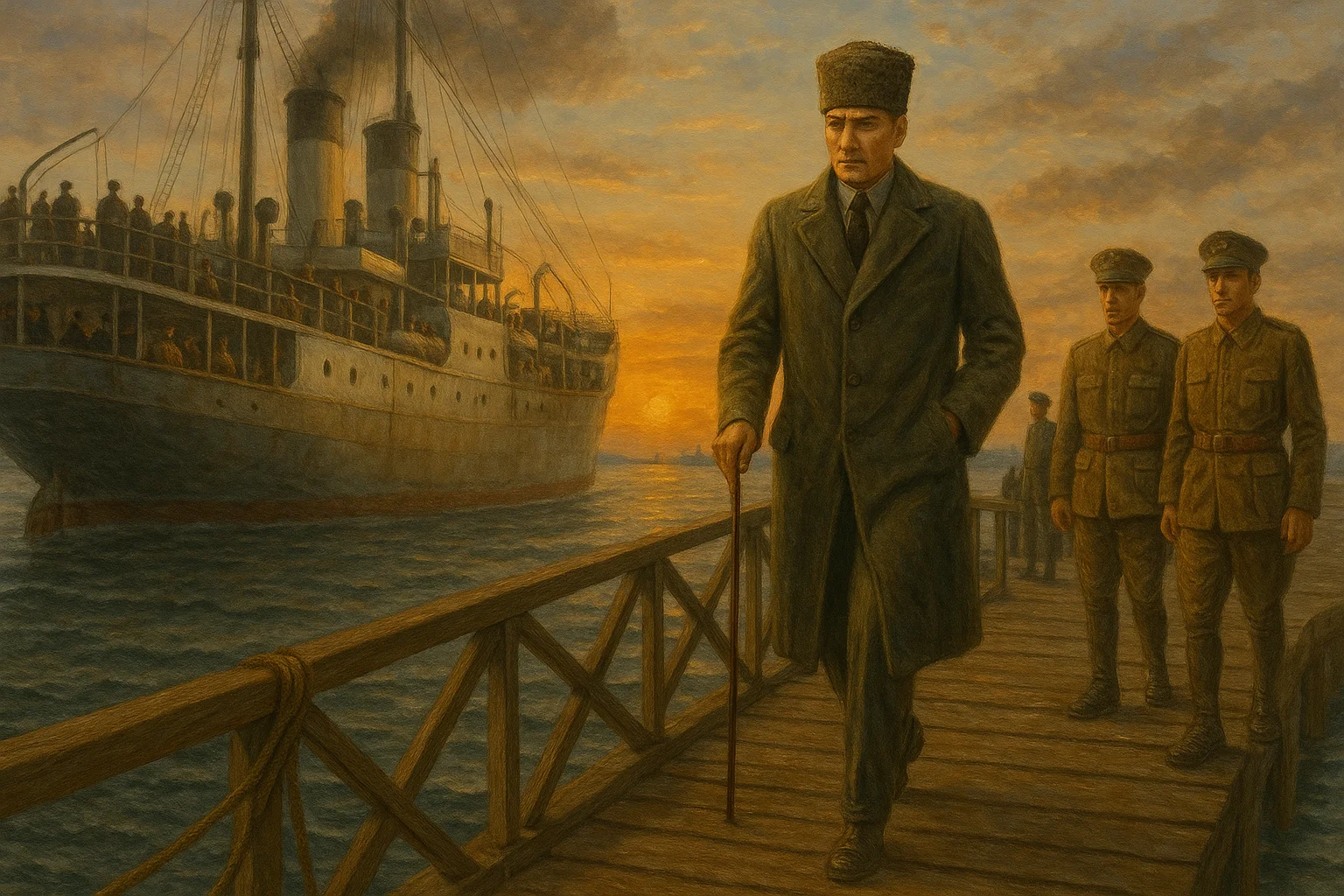 Atatürk'ün Samsuna Çıkışı (19 Mayıs 1919) ile ilgili Kompozisyon