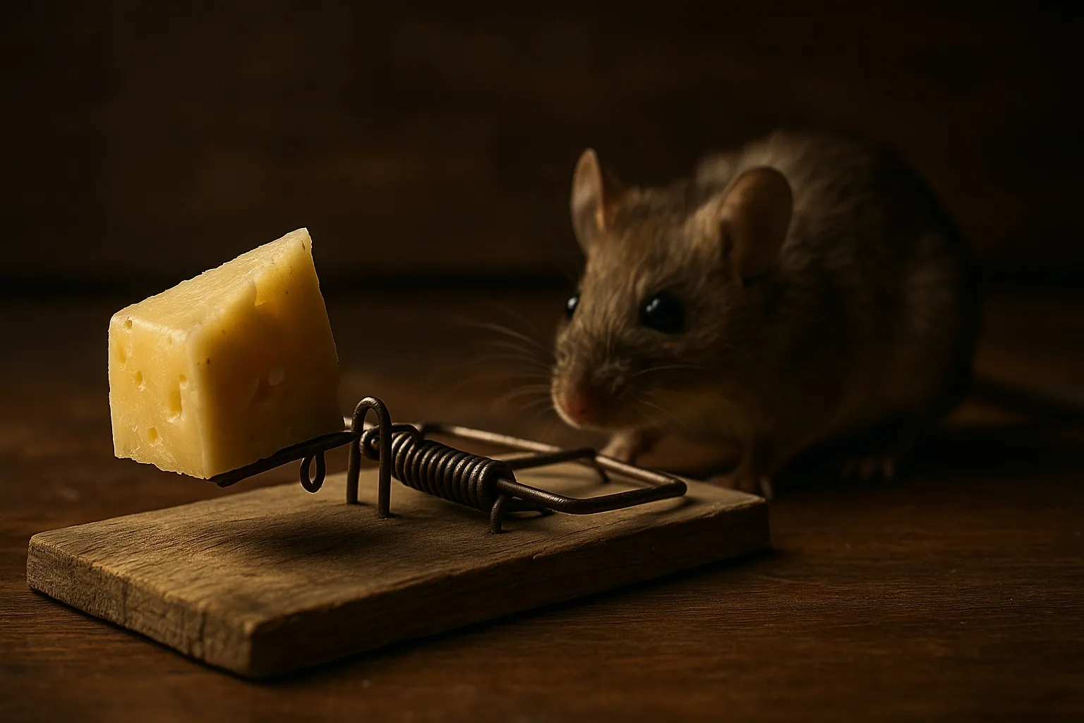 Bedava Peynir Fare Kapanında Bulunur Kompozisyon Örneği